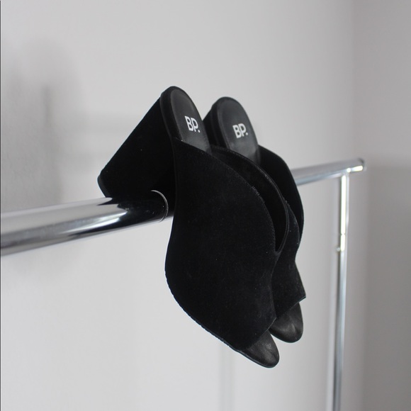 Black suede BP Mule - Picture 3 of 5